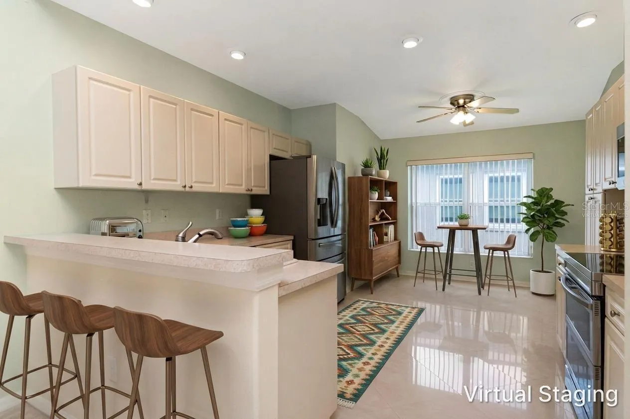 Eat-In Kitchen Virtually Staged