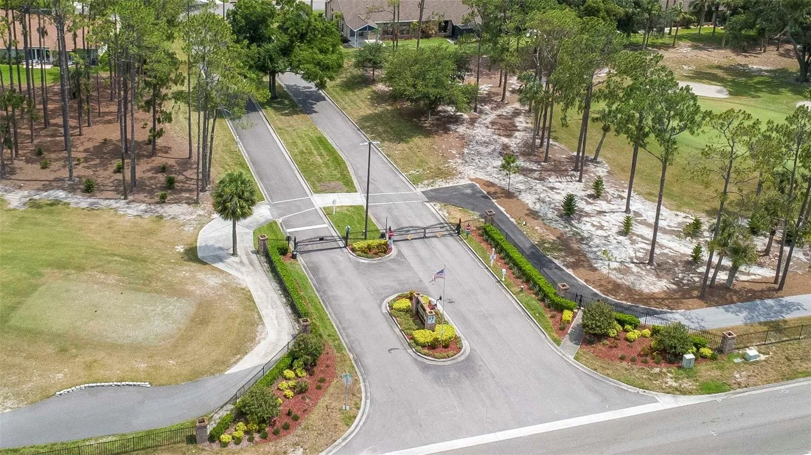 Golf Course Entrance