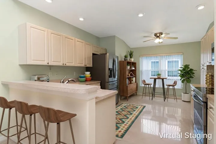 Eat-In Kitchen Virtually Staged