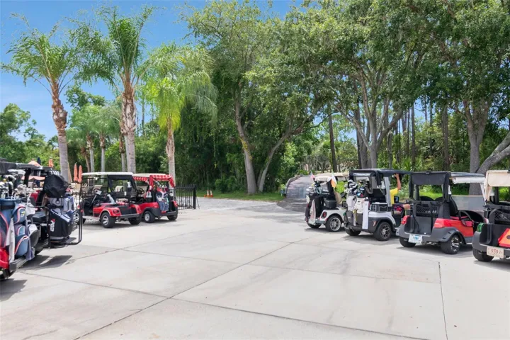 Golf Cart Parking near Pro Shop