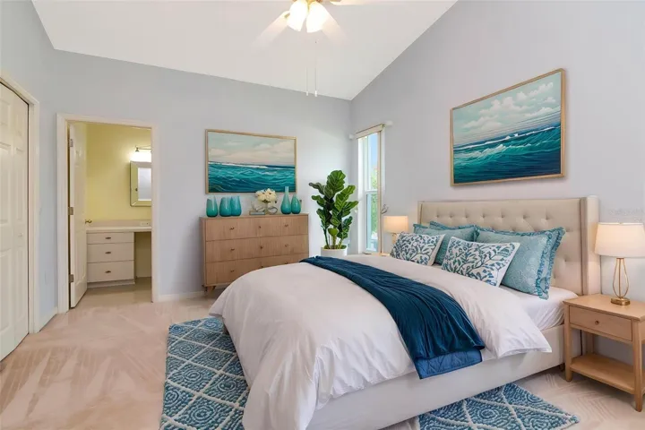 Primary Bedroom Virtually Staged