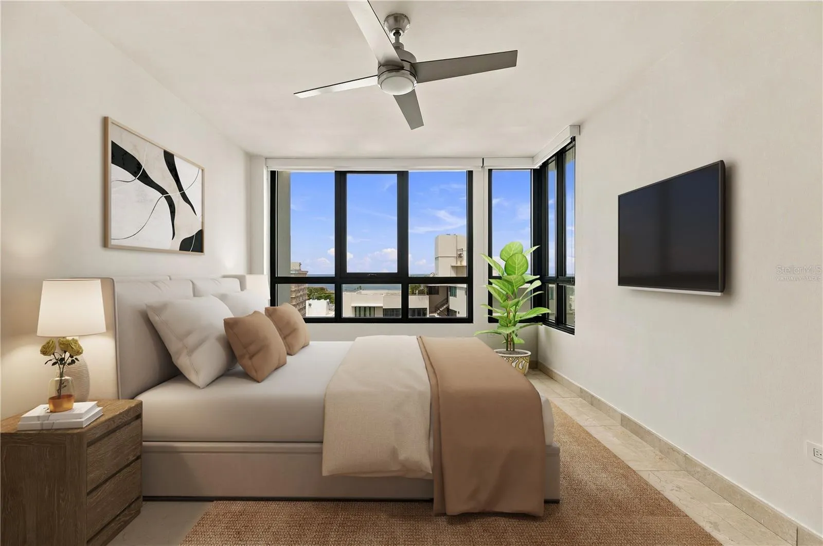 Second Guest Bedroom - This image has been virtually staged and does not reflect the current state of the property.
