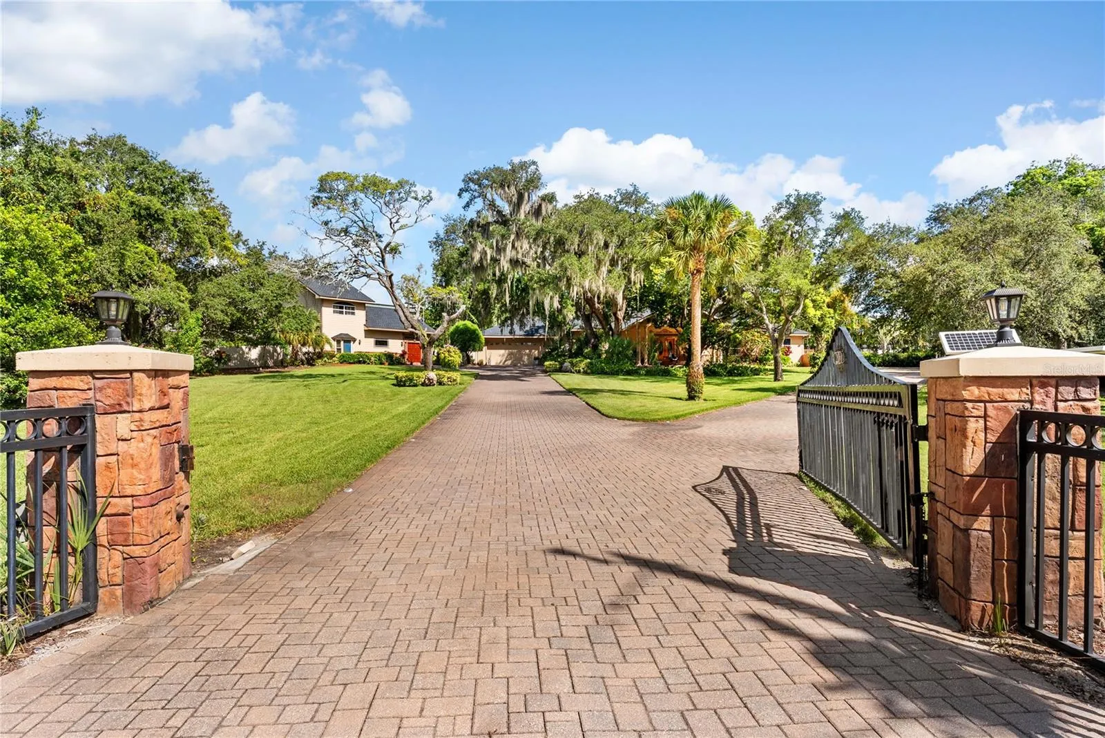 Gated Entry &amp; Paver Drive