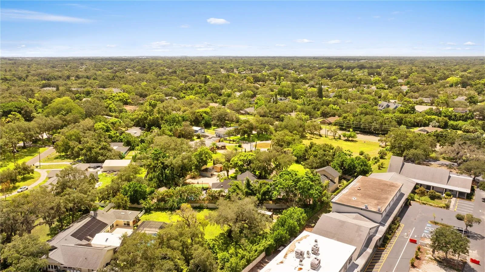 Aerial View of Estate &amp; Neighborhood