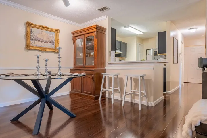 Dining Room Looking into Kitchen