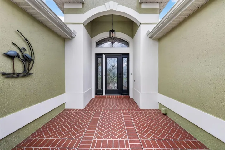 Front Entry and Gated Courtyard