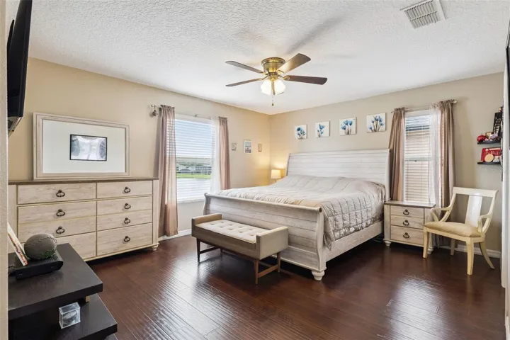 Primary Bedroom with pond view!