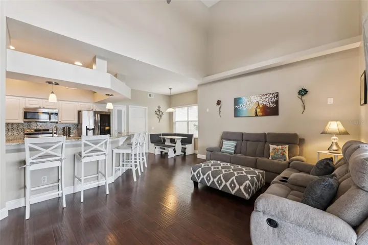 Kitchen/ Family Room and Eat In space