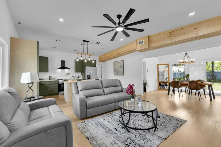 Open-concept living designed for making memories.