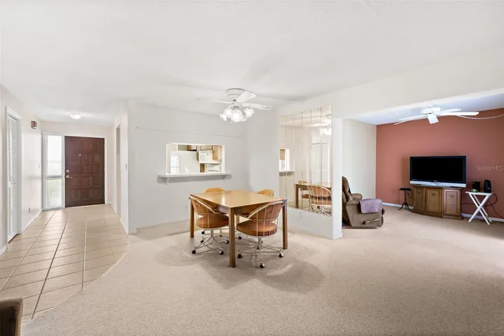 View from Living Room to Dining &amp; Bonus