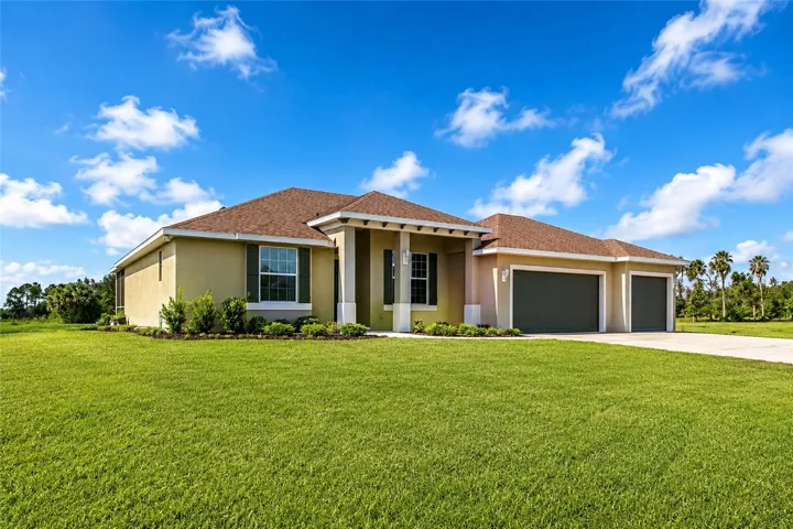 Front view of your new home