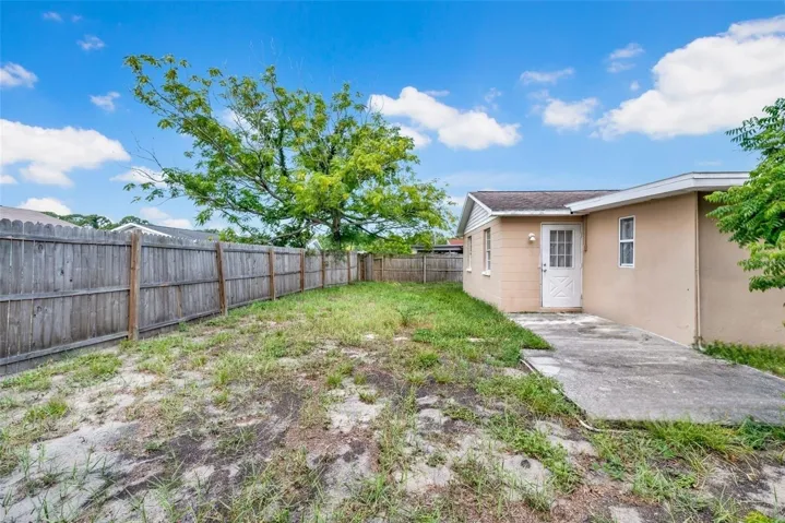 Vast Fenced Backyard