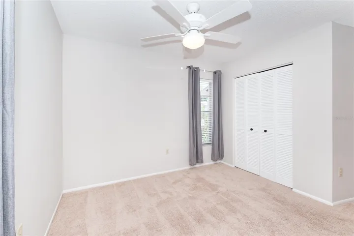 Roomy guest bedroom