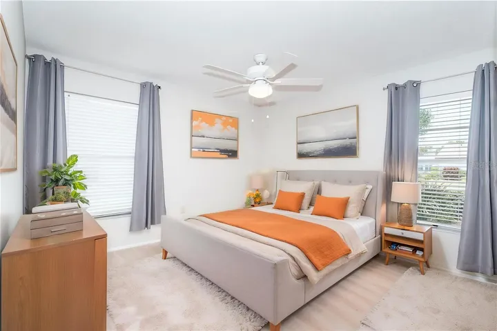 Virtually staged guest bdrm