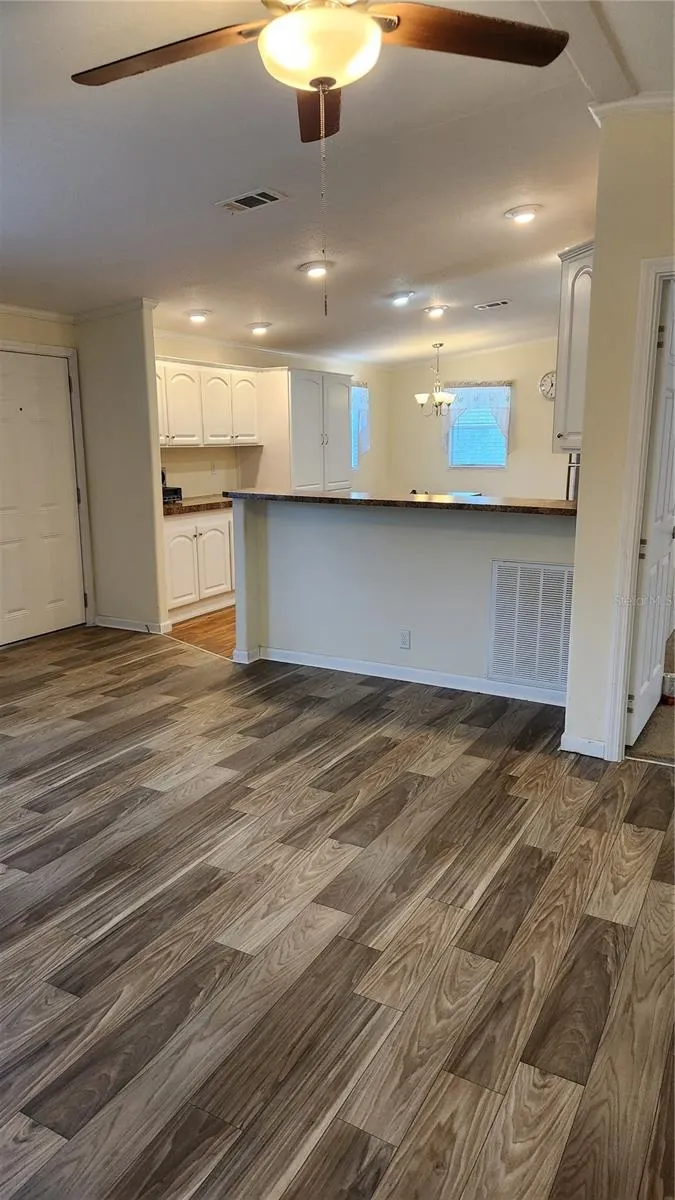 Living Room and Breakfast Bar