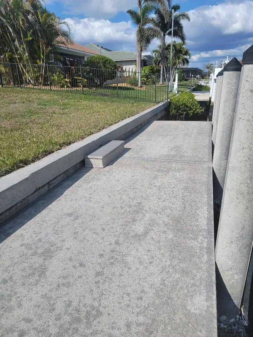 30 ft. concrete dock