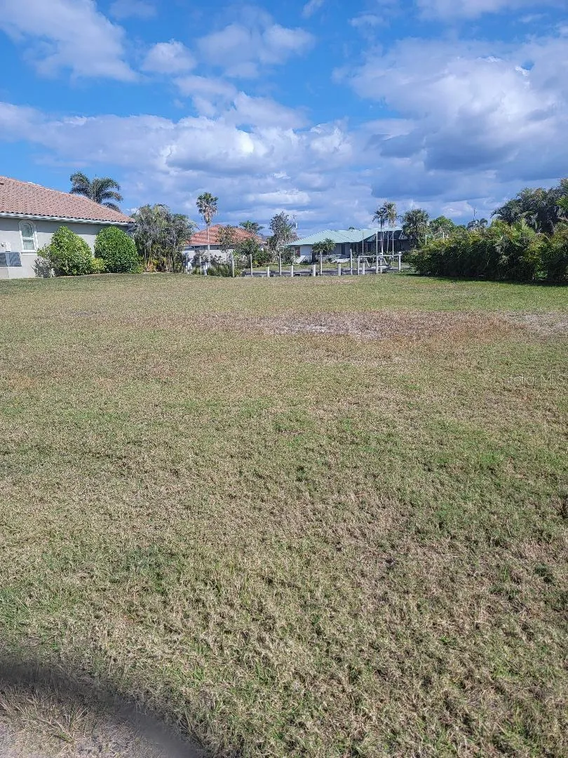 view of Lot from street to canal