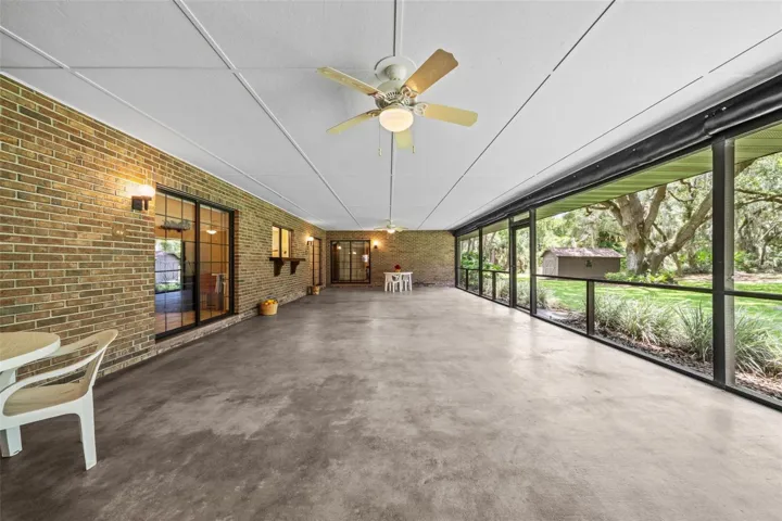 Rear Covered Screened Porch