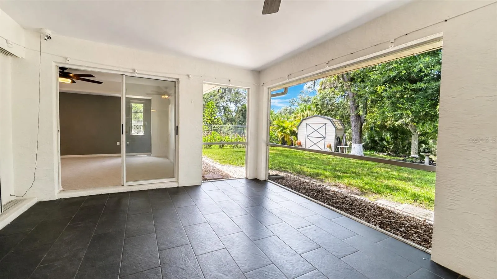 New crystal clear backyard views, courtesy of the new lanai screens