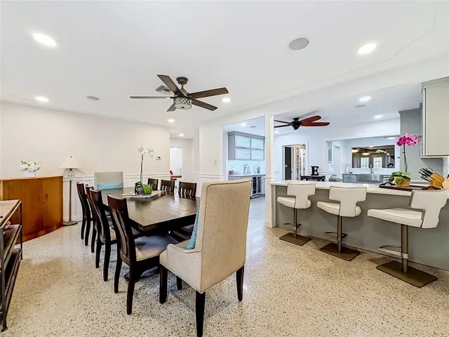 View from front door/ formal Dining room
