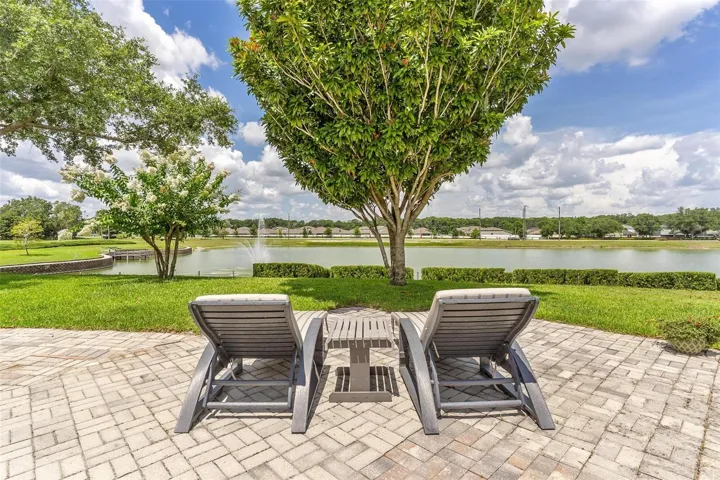 Pavered Patio with a great view!