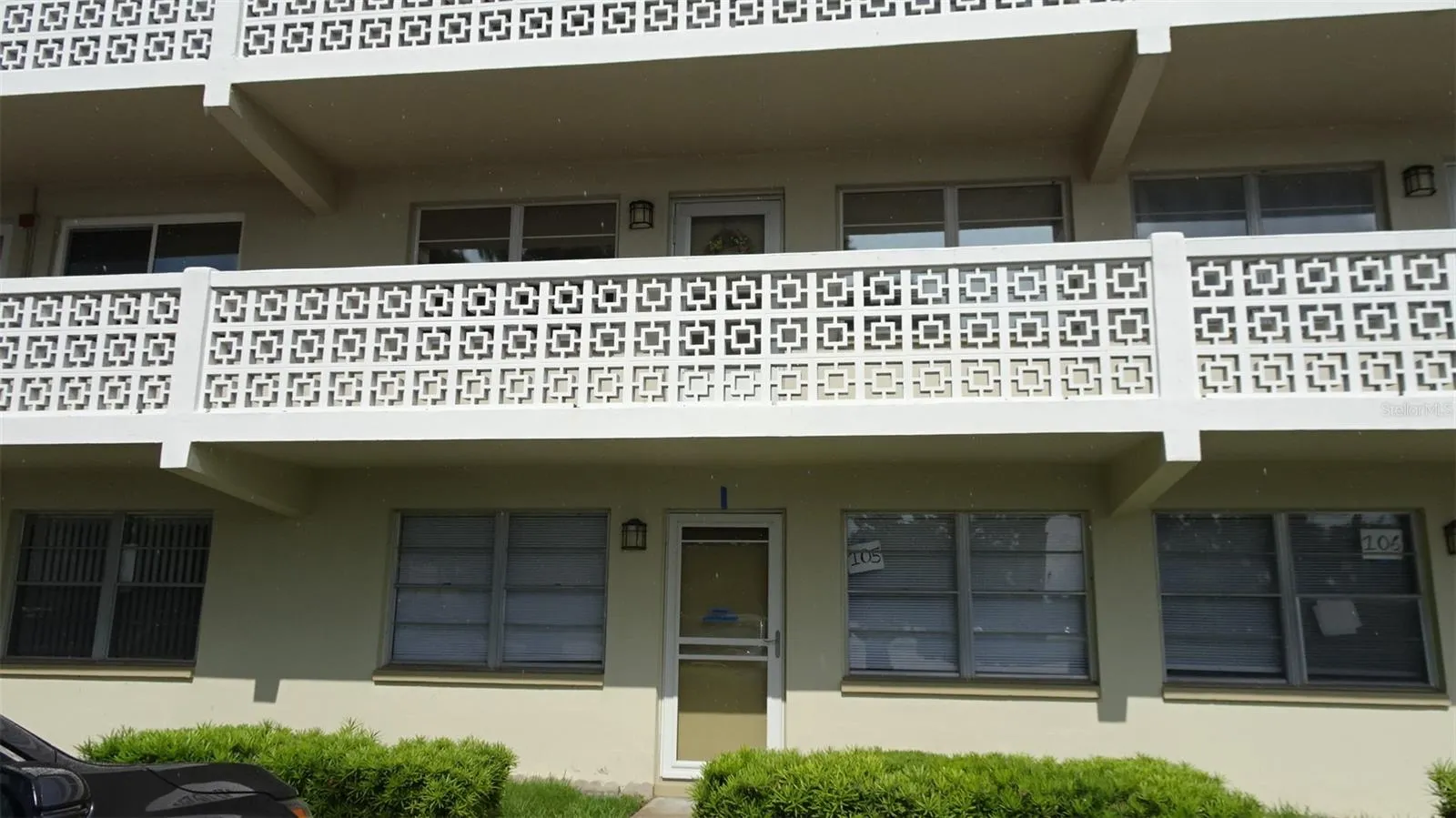 First floor, park right in front of your door.