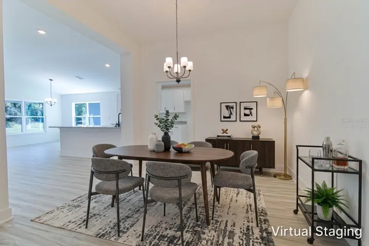 Virtually staged