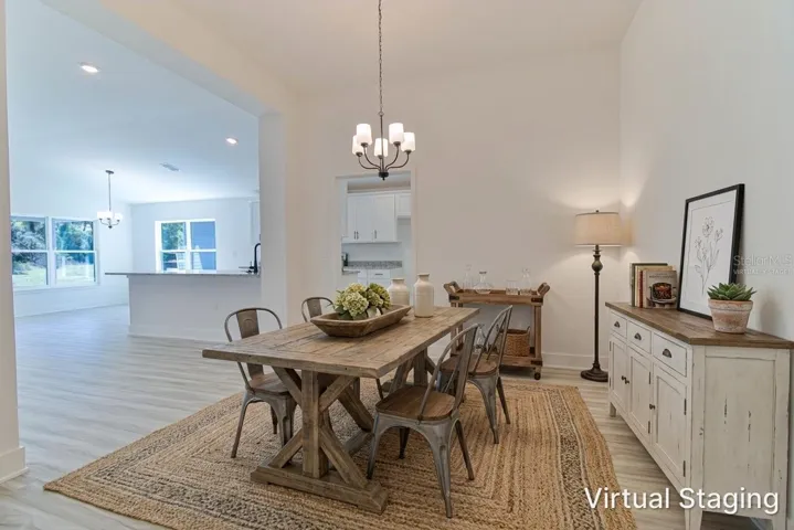 Virtually staged