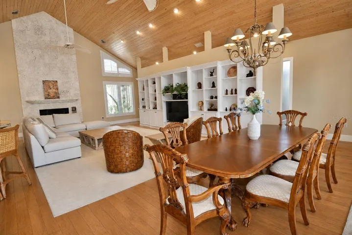 Dining Area & Family Room
