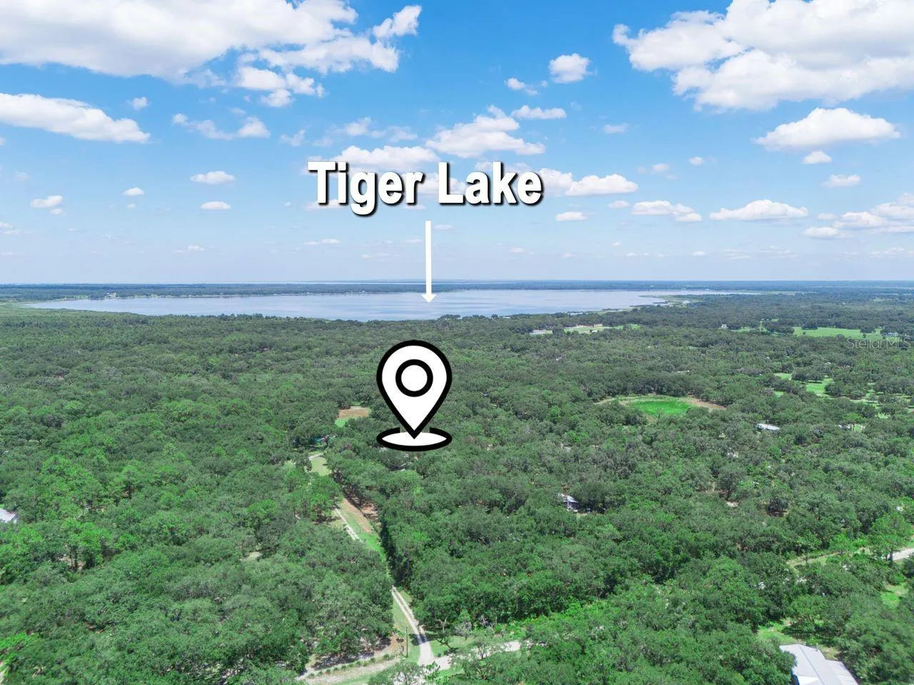 View of Tiger Lake from property