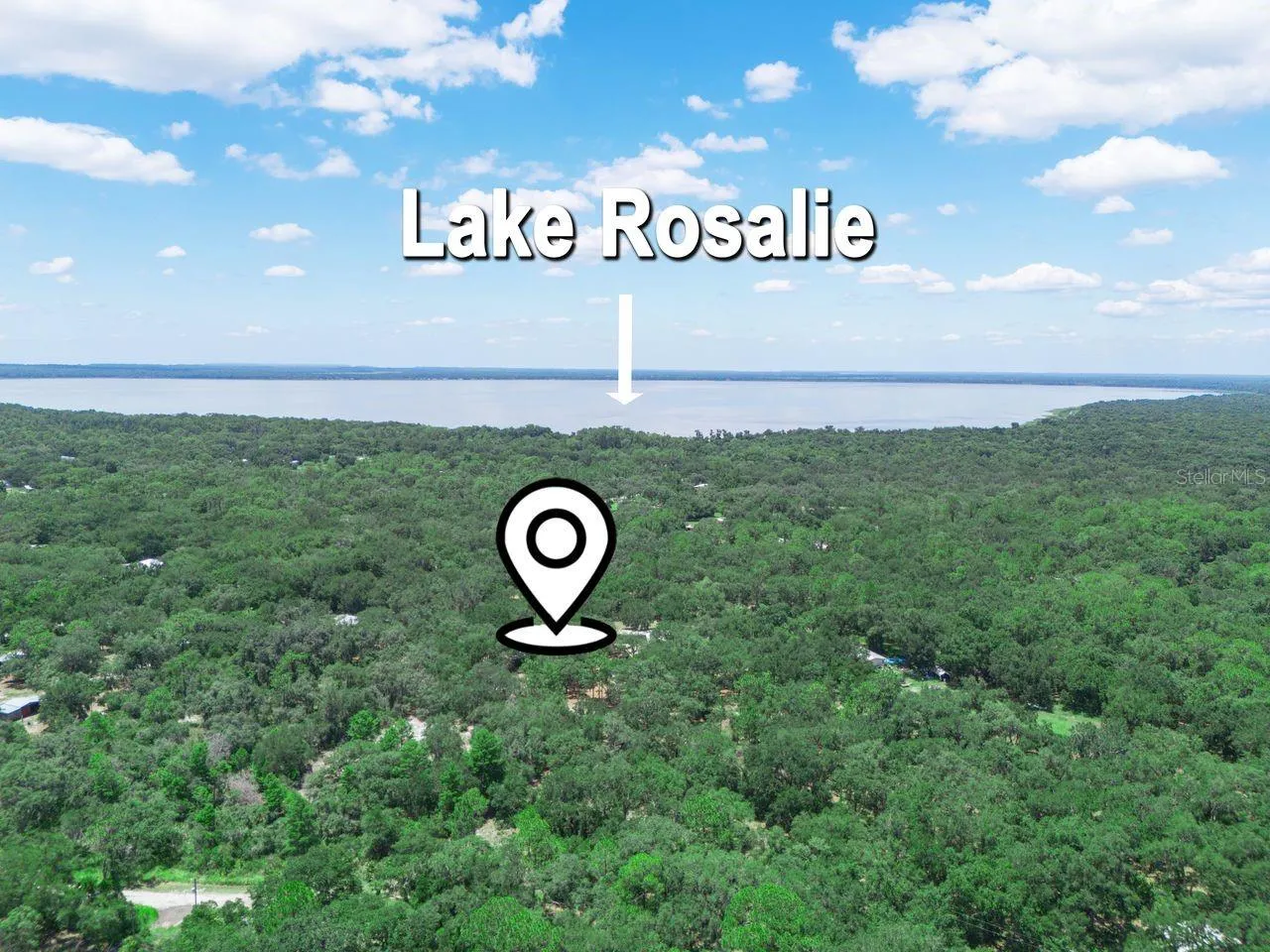 View of Lk Rosalie from property
