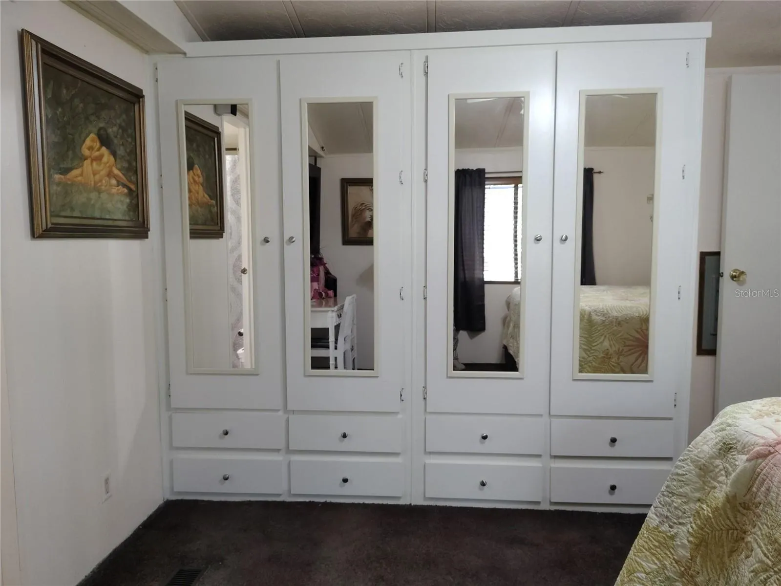 Custom closet with drawers