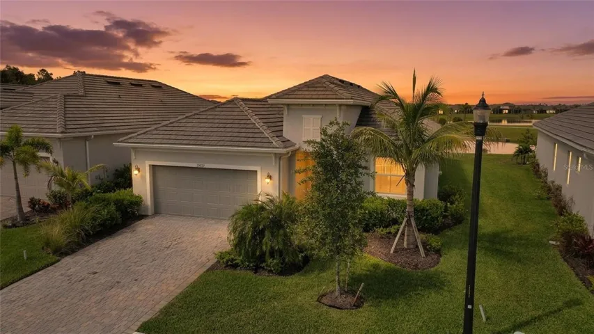 Front sunset view