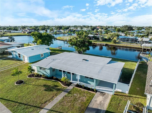 Enjoy access to a wide canal.