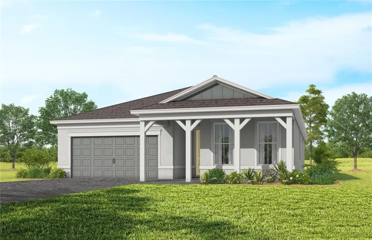 Exterior Design. Artistic rendering for this new construction home. Pictures are for illustrative purposes only. Elevations, colors and options may vary.
