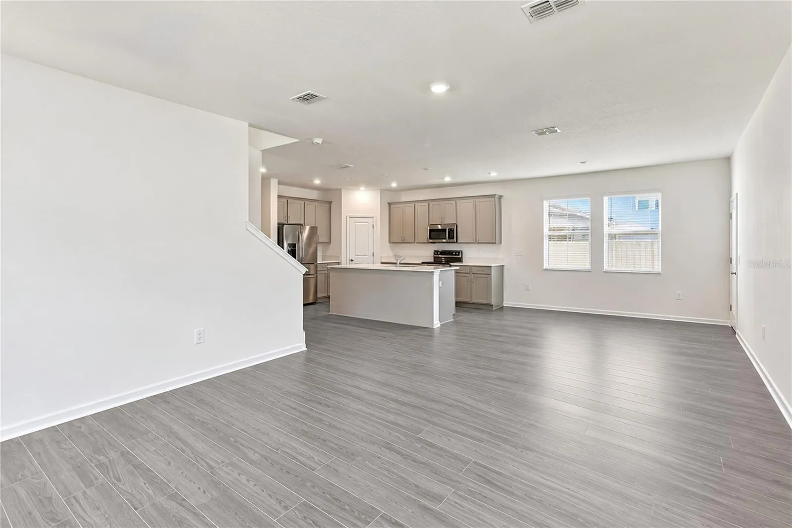 Living Room, Dinette and Kitchen