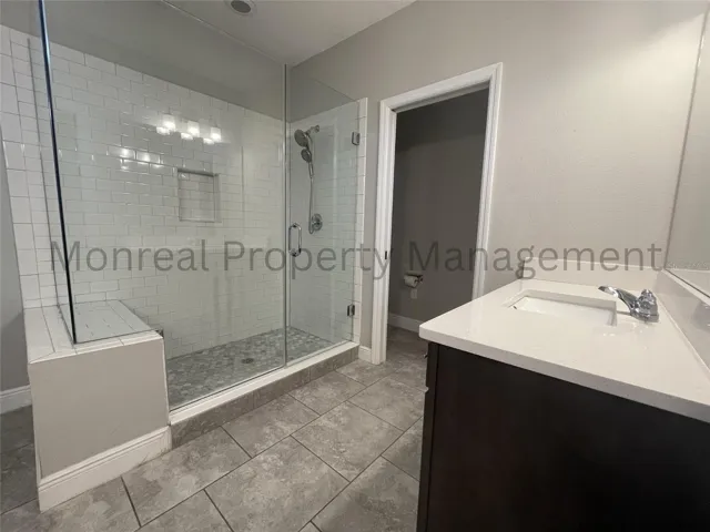 Primary Bathroom with Enclosed Shower