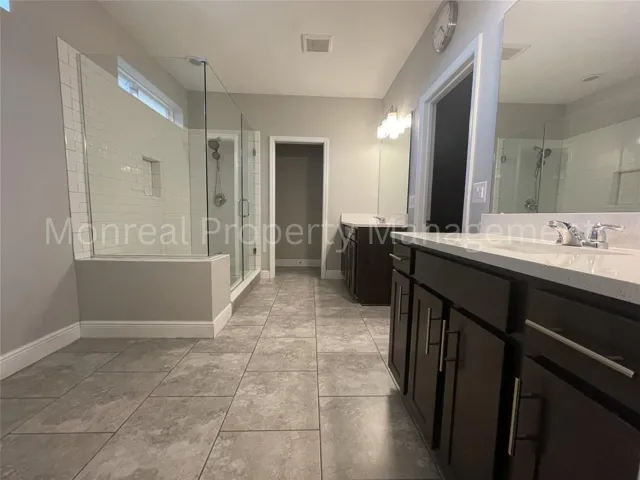 Primary Bathroom with Dual Sinks