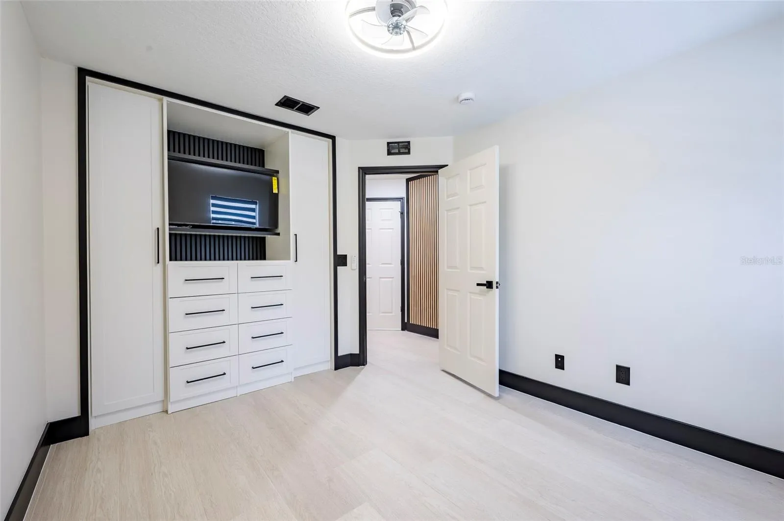Bedroom 2 View with Custom Closet