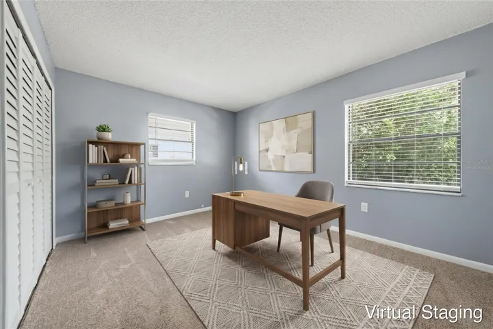 Virtually staged