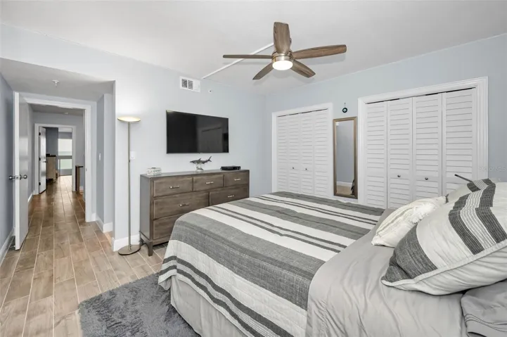 ..Upper  Floor Guest Suite .. Guest En- Suite Section Has a Hallway Door Separating it From the Master Suite. Guest Suite can Be Accessed From Stairs or Private 5th Floor Ext Door.Photo #2