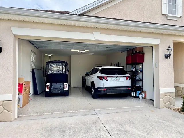 Oversized 2 car Garage