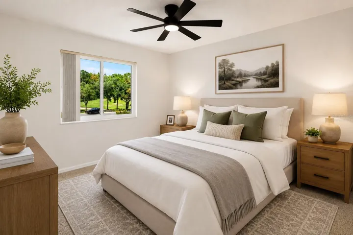 Virtually Staged Bedroom 4