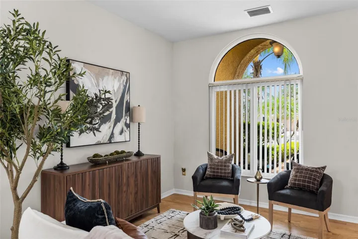 Lots of natural light from windows in home -