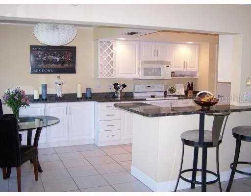 Kitchen with tenant furniture