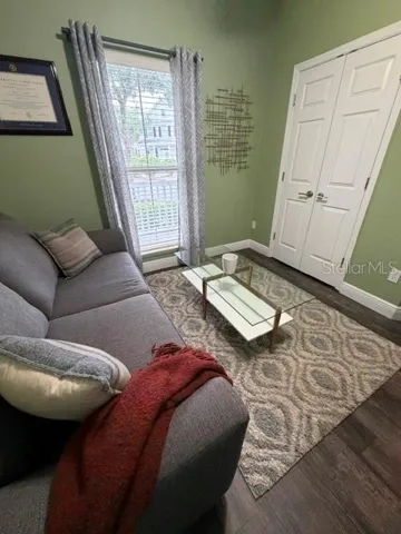 First floor guest bedroom #1 or office (has closet)