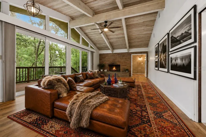 Virtually Staged Living Room