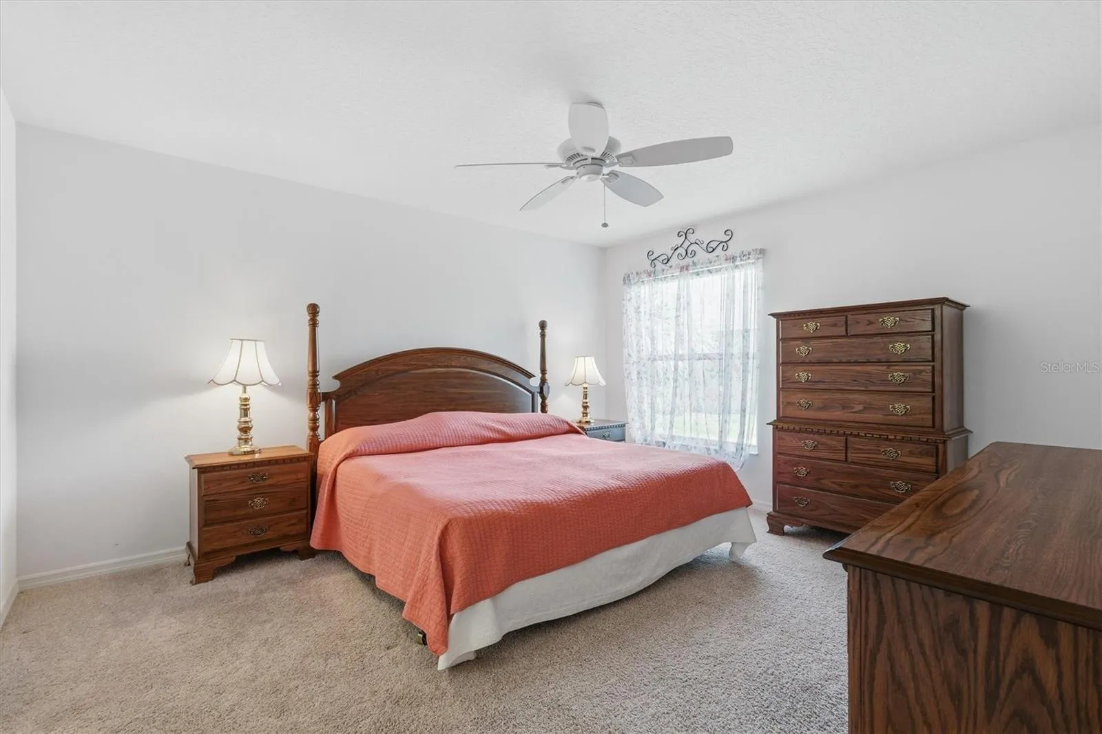 Primary Bedroom with King Bed and Dressers