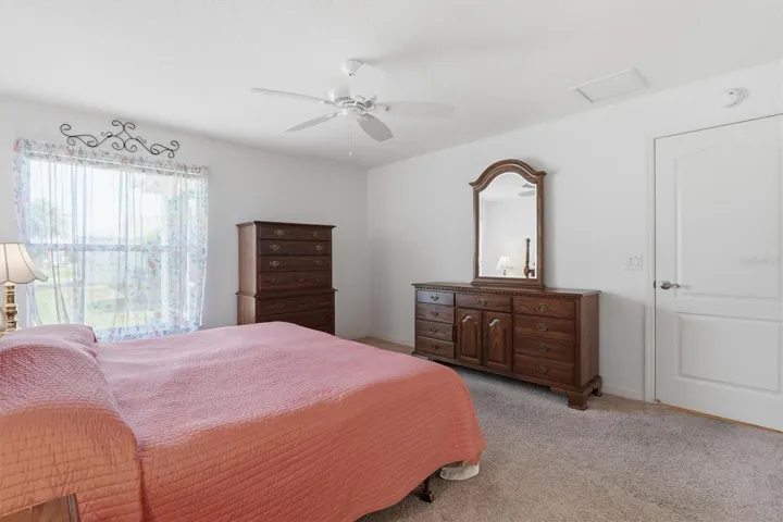 Primary Bedroom with King Bed and Dressers