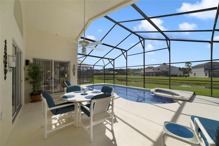 Large deck with lanai